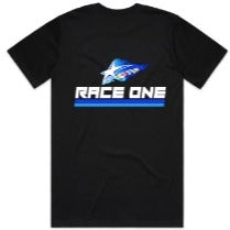 RACE ONE T-SHIRT KIDS - LINES (BLUE/BLUE)