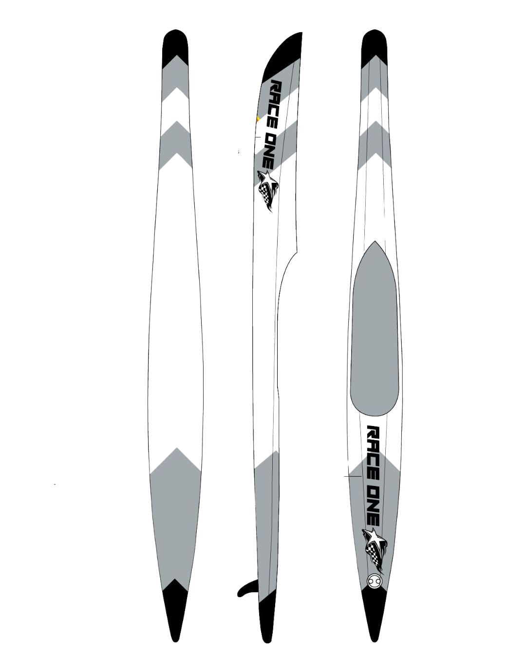 RACE ONE ADJUSTABLE SURF SKIS