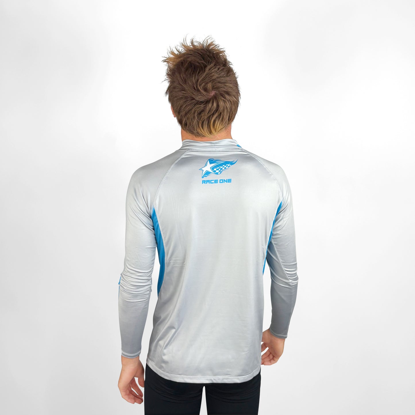 RACE ONE UV RASH TOP - SILVER