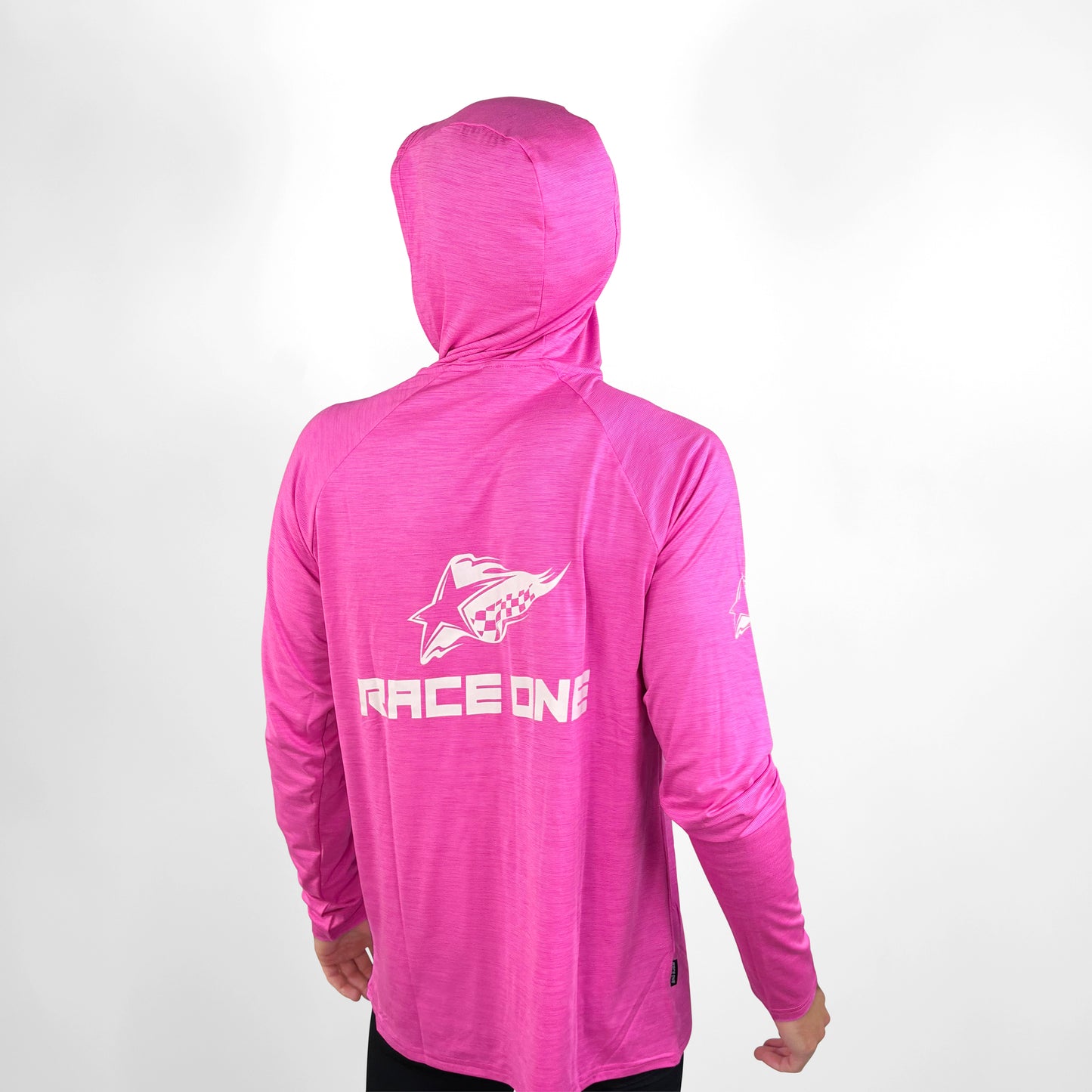 RACE ONE HOODED TECH TOP - PINK
