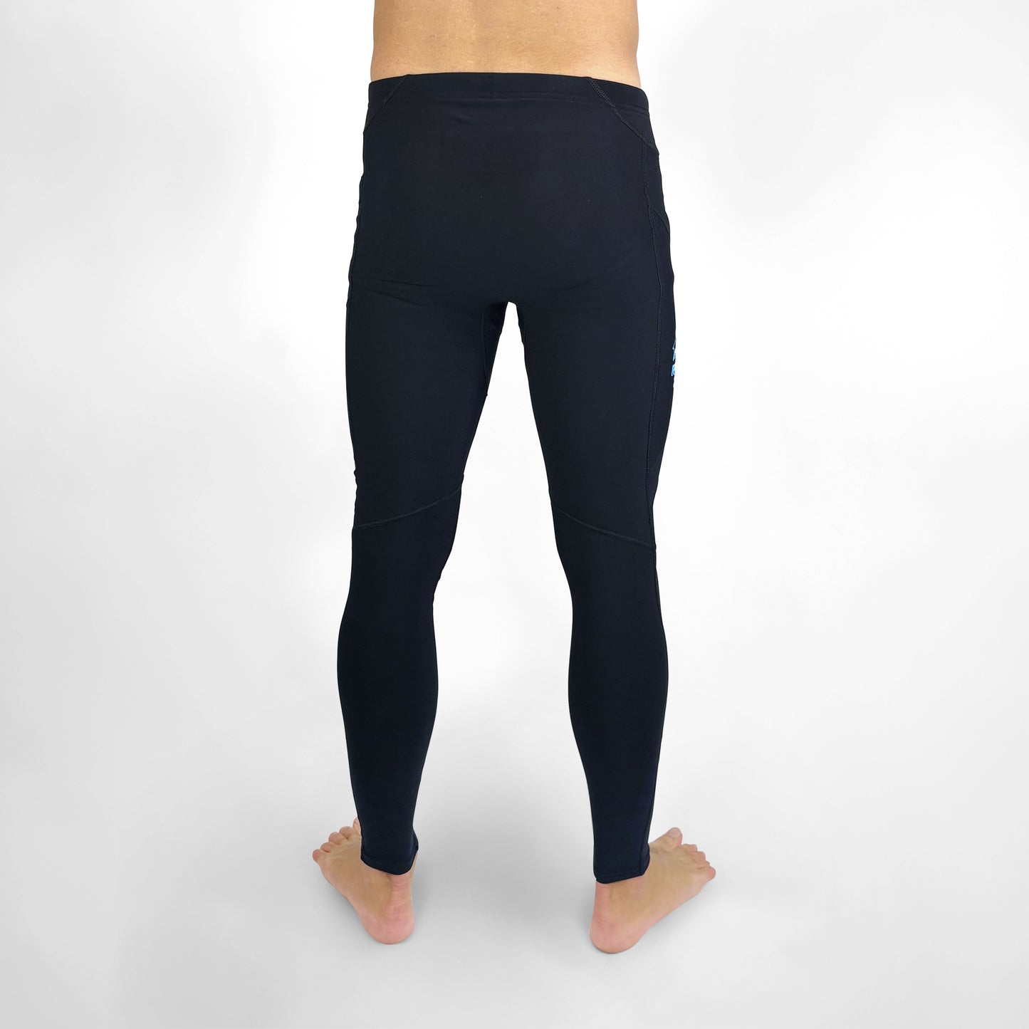 RACE ONE MICRO FLEECE BASE PANT - BLACK/BLUE