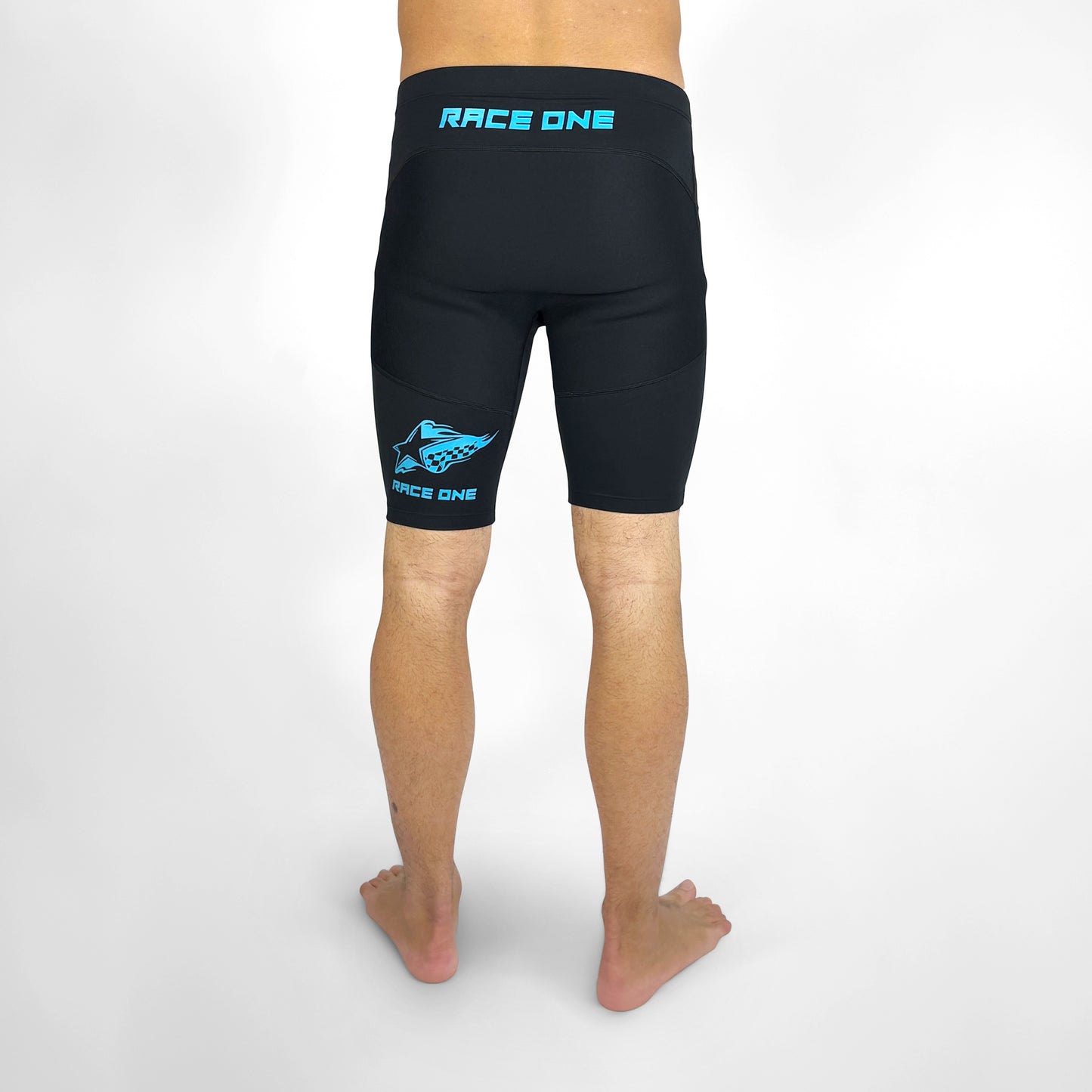 RACE ONE UV PADDLE SHORT - BLACK/BLUE