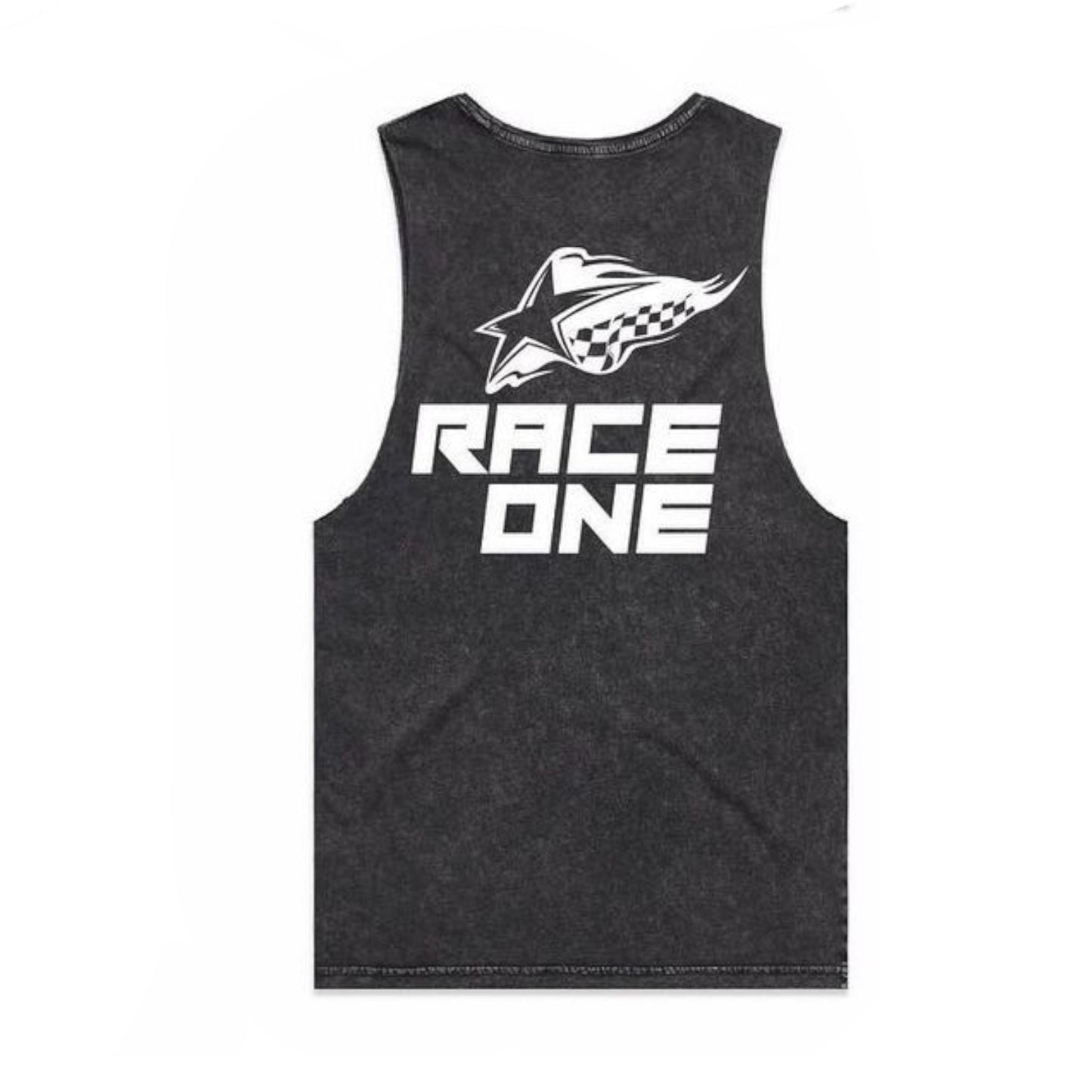 RACE ONE TANK - BLACK STONE