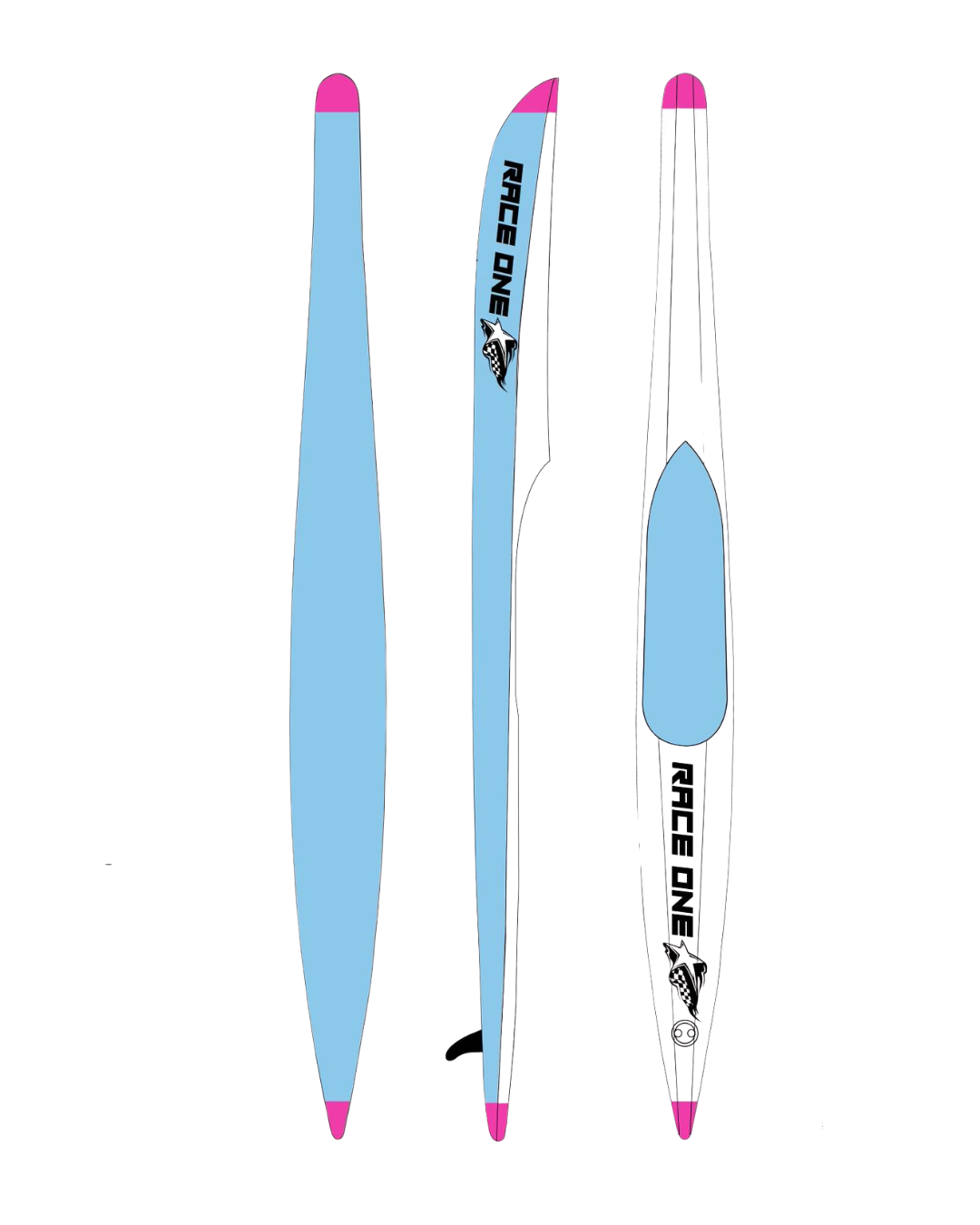RACE ONE ADJUSTABLE SURF SKIS