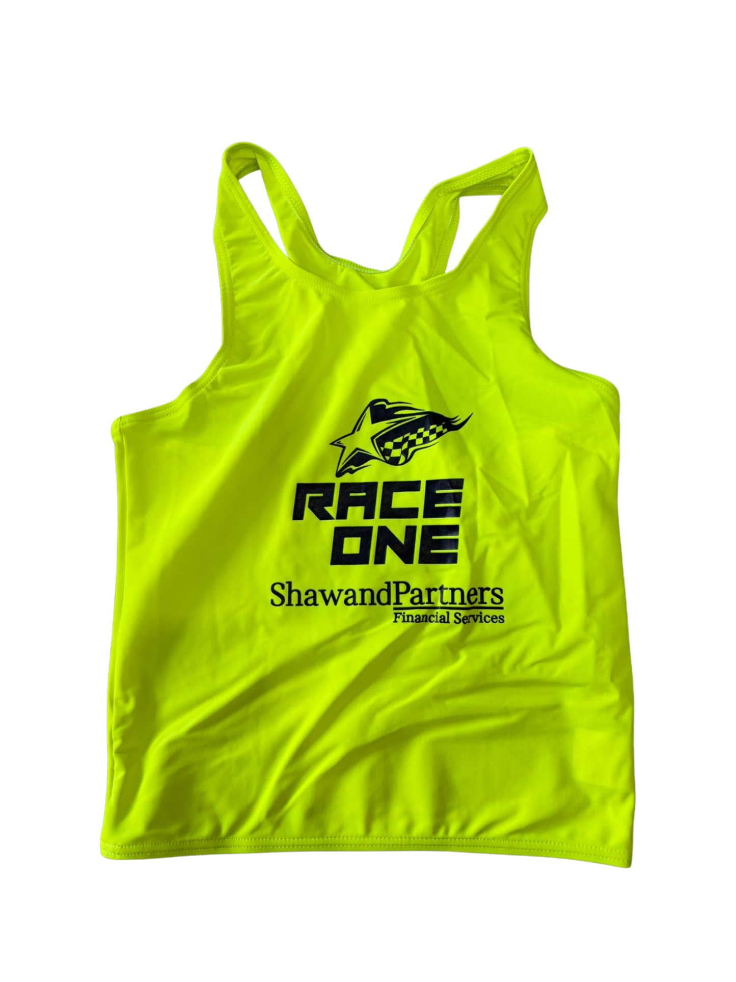 Race One & Shaw and Partners Hi Vis Rashie - Yellow