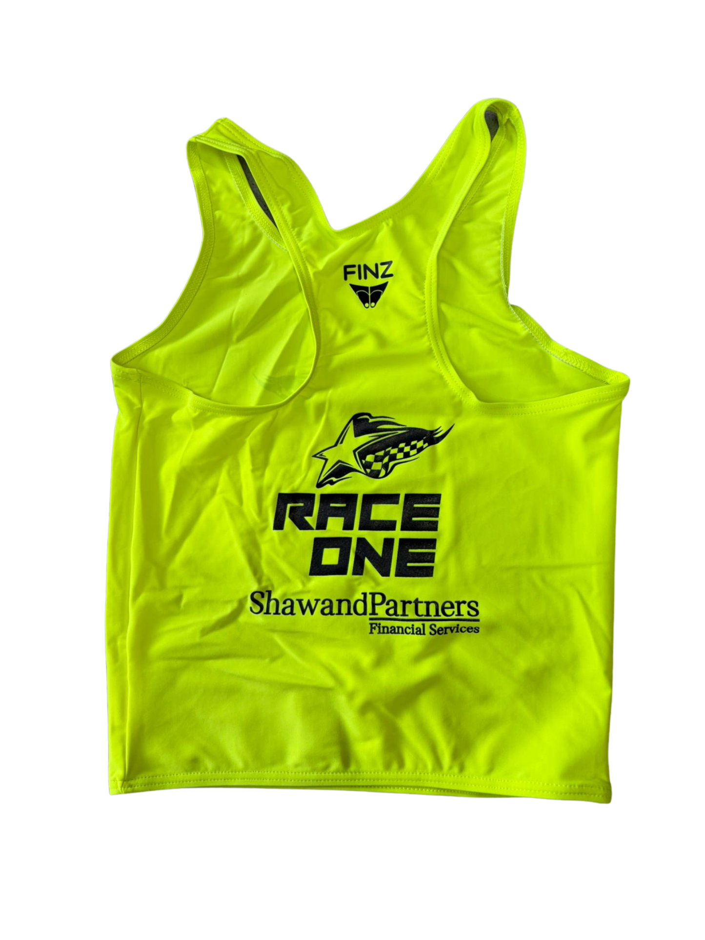 Race One & Shaw and Partners Hi Vis Rashie - Yellow