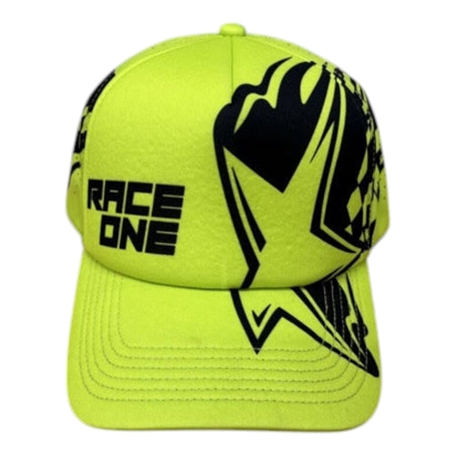 RACE ONE HAT - YELLOW (QUICK DRY)