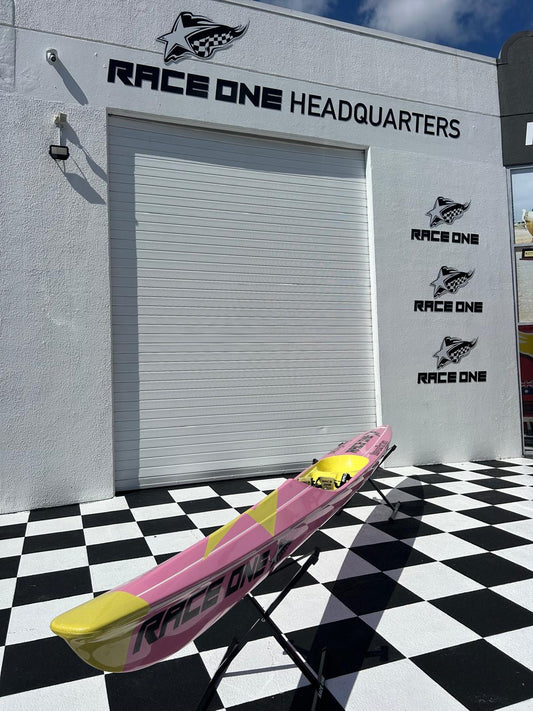 2ND HAND SKI - 5MM - PINK/YELLOW