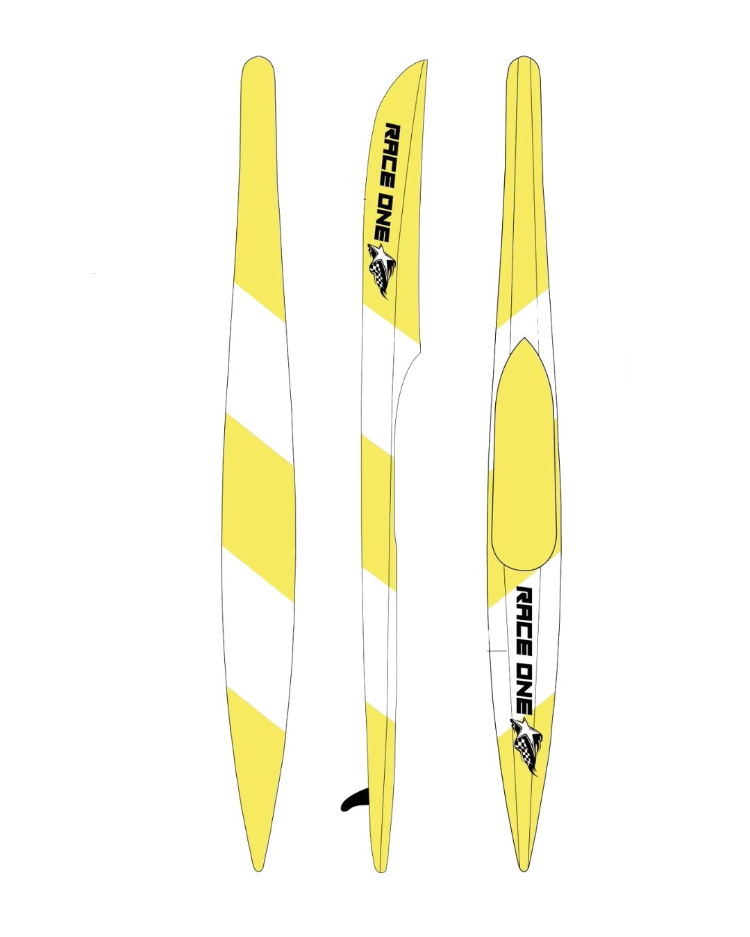 RACE ONE ADJUSTABLE SURF SKIS