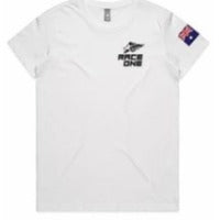RACE ONE TEE WOMENS - WHITE