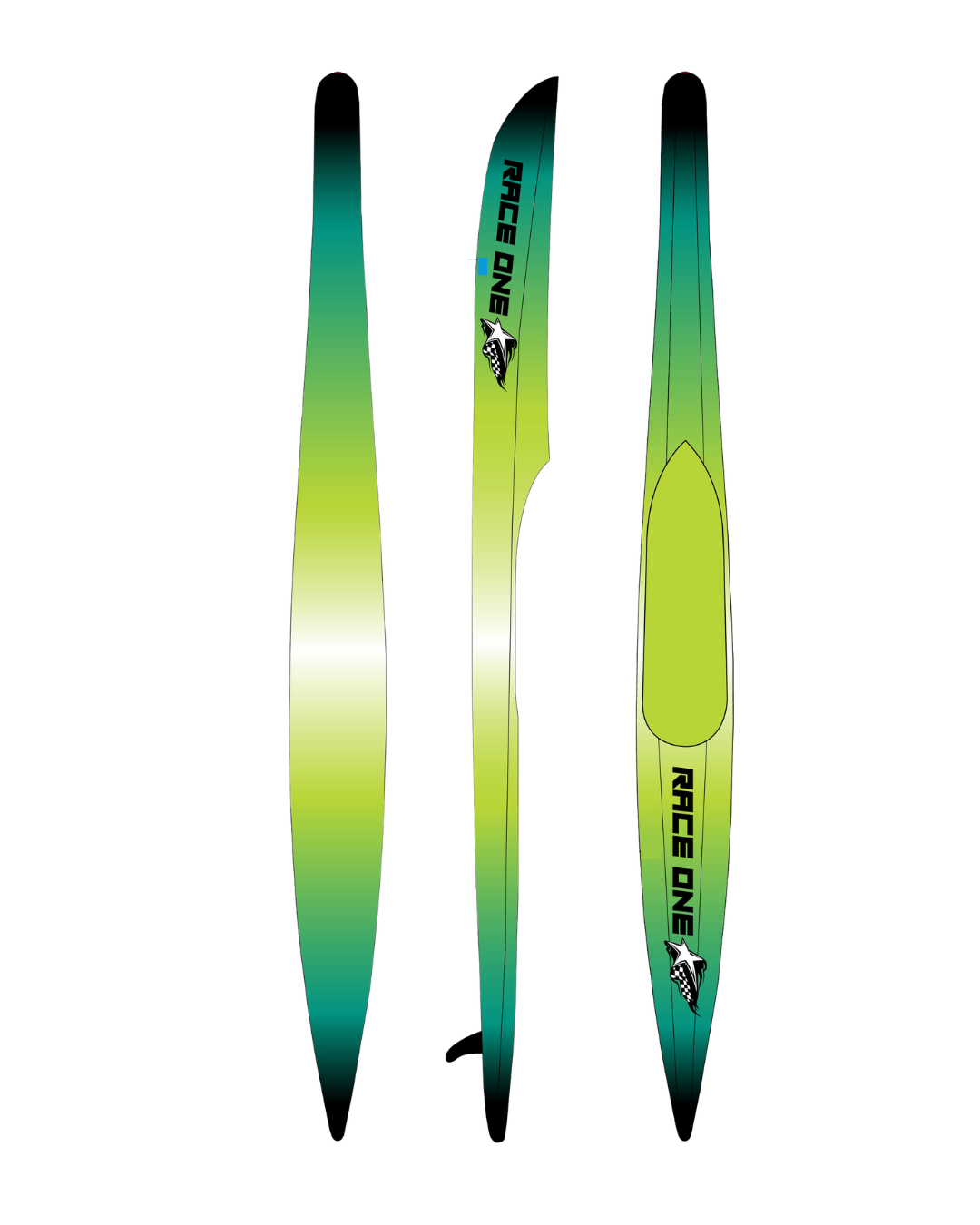 RACE ONE ADJUSTABLE SURF SKIS