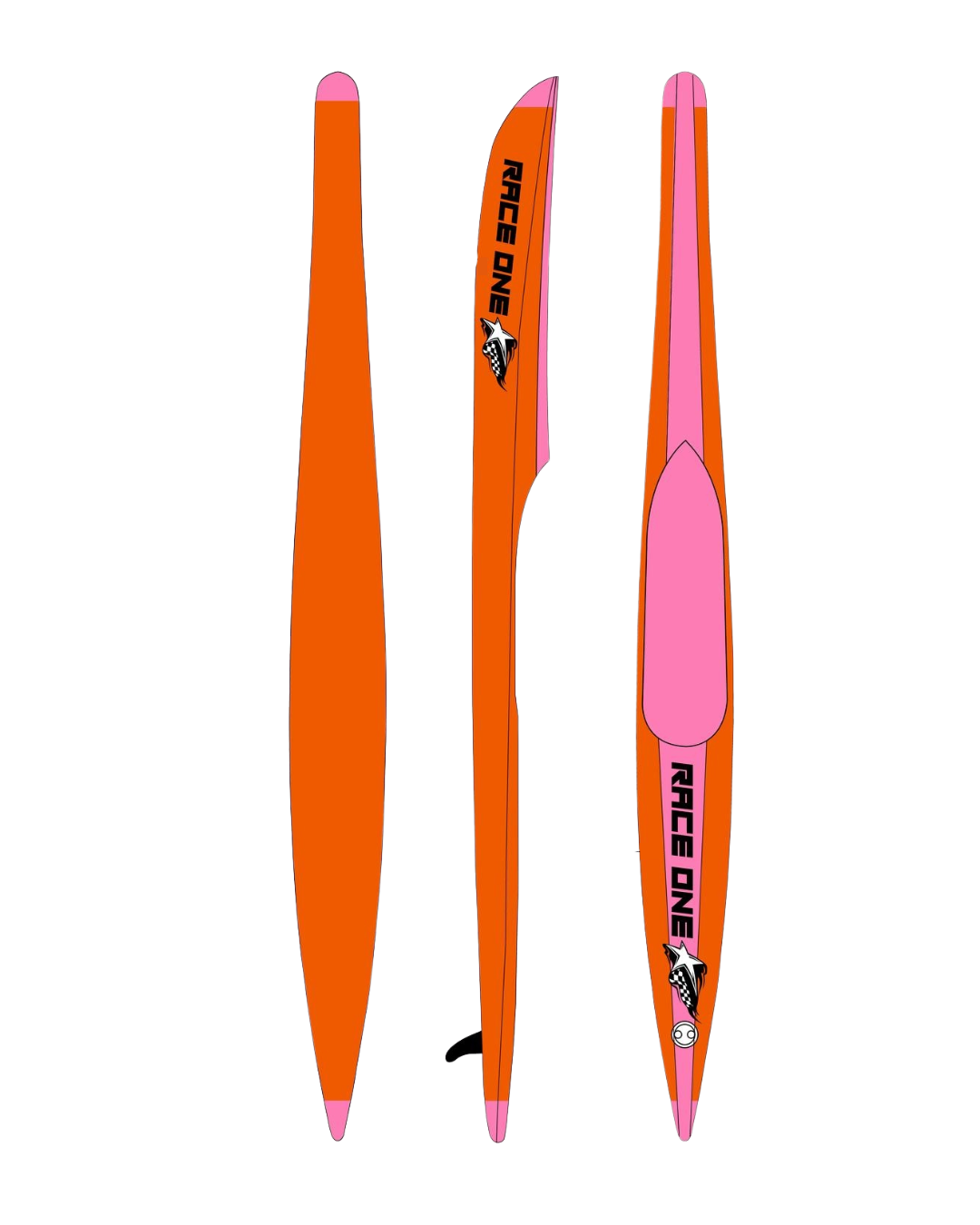 RACE ONE ADJUSTABLE SURF SKIS