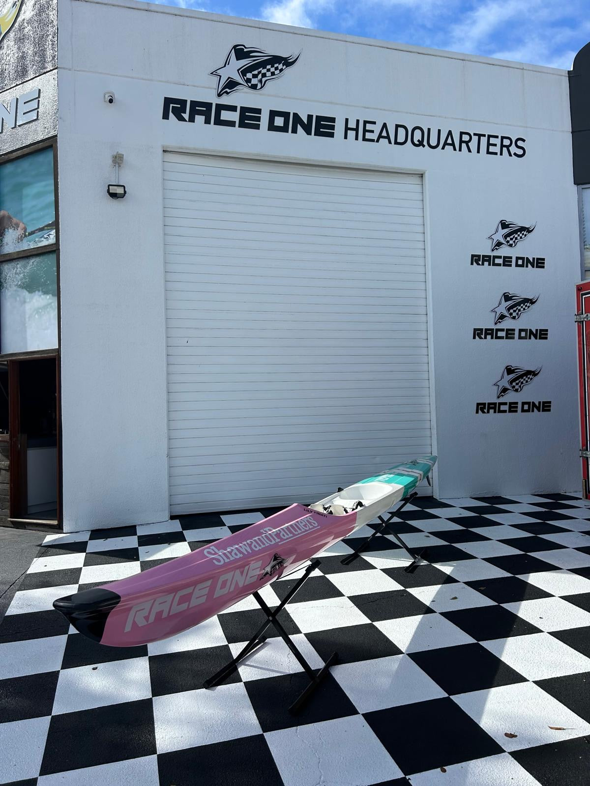 2ND HAND SKI - 30MM (PINK/TURQ)