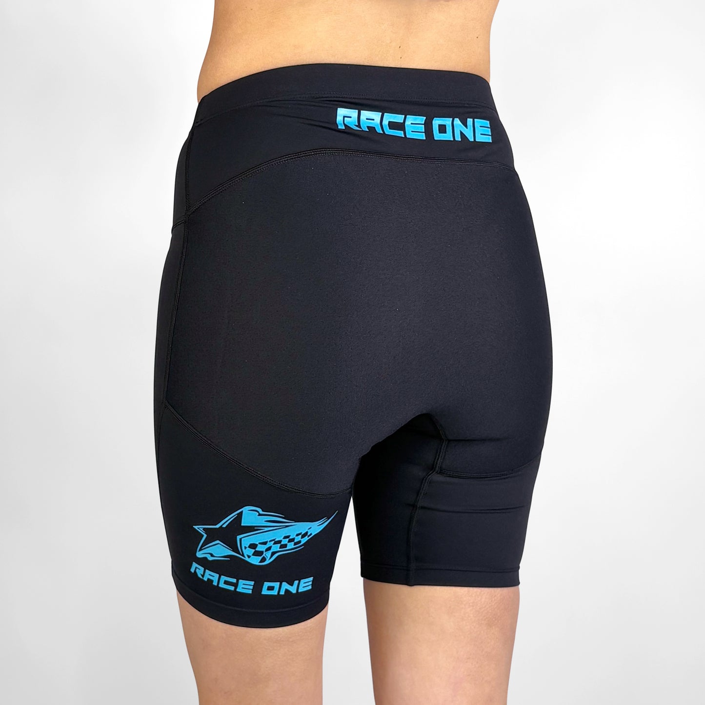 RACE ONE UV PADDLE SHORT - BLACK/BLUE