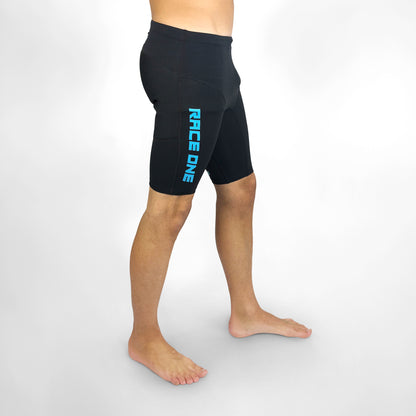 RACE ONE UV PADDLE SHORT - BLACK/BLUE