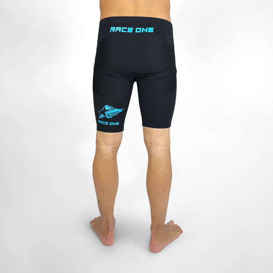 RACE ONE UV PADDLE SHORT - BLACK/BLUE