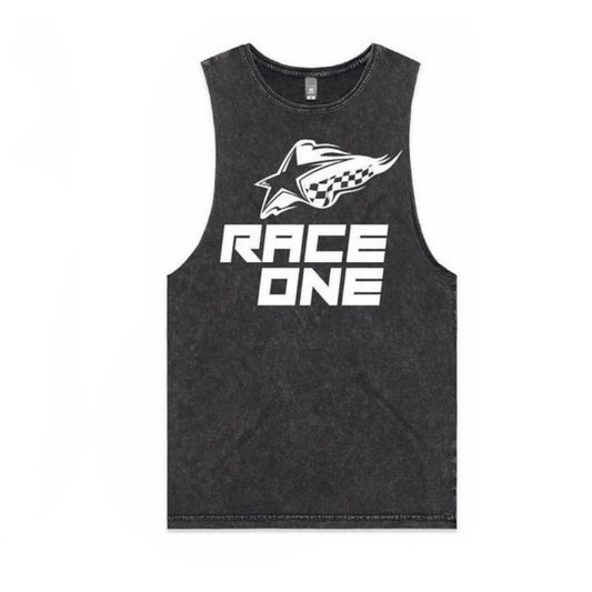 RACE ONE TANK - BLACK STONE