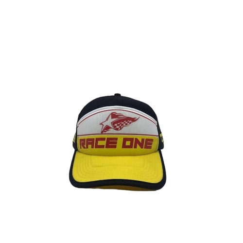 RACE ONE HAT - YELLOW AND RED