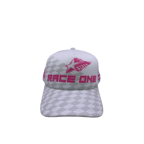 RACE ONE HAT - WHITE